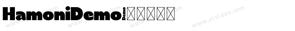 HamoniDemo字体转换