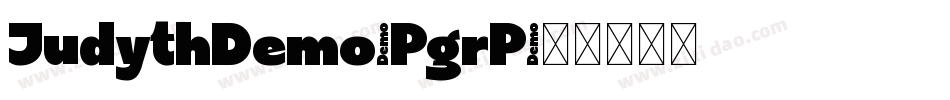 JudythDemo-PgrP字体转换