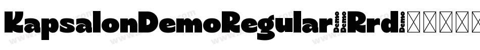 KapsalonDemoRegular-0Rrd字体转换