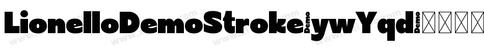 LionelloDemoStroke-ywYqd字体转换