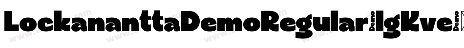 LockananttaDemoRegular-lgKve字体转换