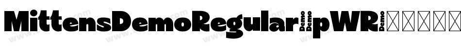 MittensDemoRegular-0pWR字体转换