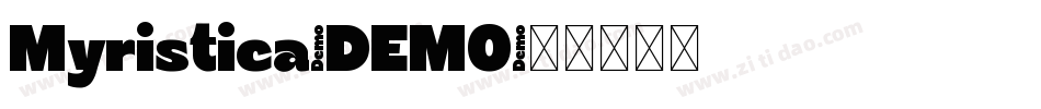 Myristica-DEMO字体转换