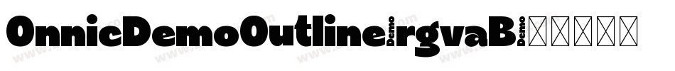 OnnicDemoOutline-rgvaB字体转换
