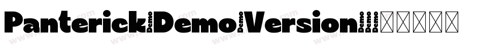 Panterick-Demo-Version-2字体转换