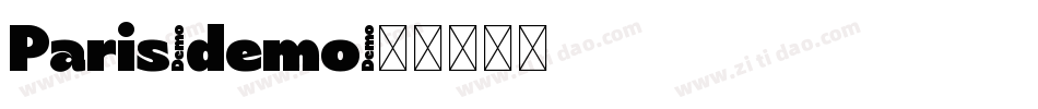 Paris-demo字体转换