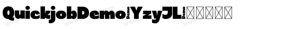 QuickjobDemo-YzyJL字体转换