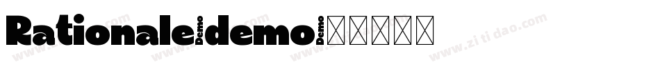 Rationale-demo字体转换