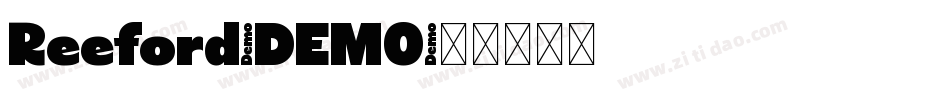 Reeford-DEMO字体转换