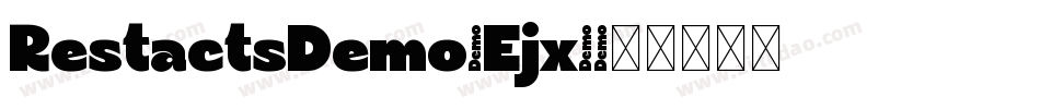 RestactsDemo-Ejx8字体转换 RestactsDemo-Ejx8字体转换