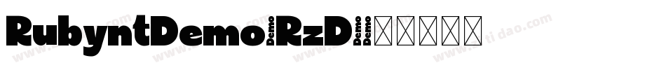 RubyntDemo-RzD6字体转换