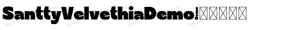 SanttyVelvethiaDemo字体转换