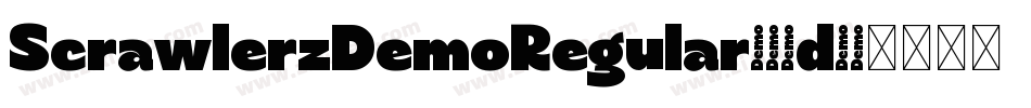 ScrawlerzDemoRegular-92d0字体转换