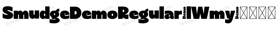 SmudgeDemoRegular-lWmy字体转换