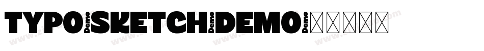 TYPO-SKETCH-DEMO字体转换