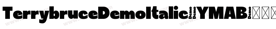 TerrybruceDemoItalic-9YMAB字体转换