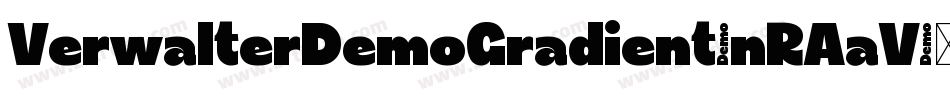 VerwalterDemoGradient-nRAaV字体转换