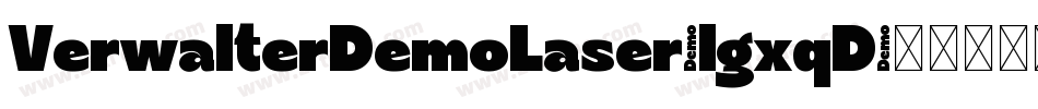 VerwalterDemoLaser-lgxqD字体转换
