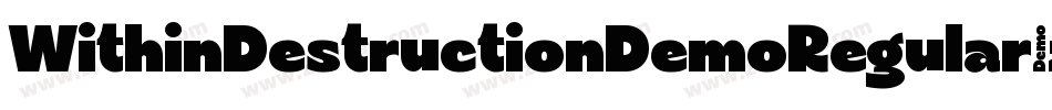 WithinDestructionDemoRegular-zWw1字体转换