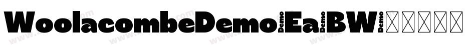 WoolacombeDemo-Ea4BW字体转换 WoolacombeDemo-Ea4BW字体转换
