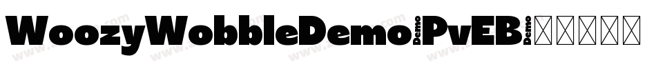 WoozyWobbleDemo-PvEB字体转换