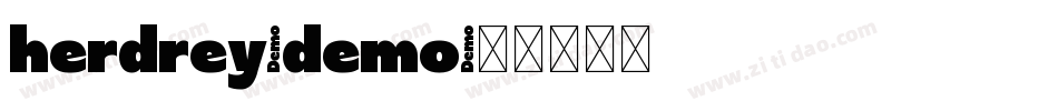 herdrey-demo字体转换