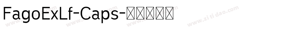 FagoExLf-Caps字体转换