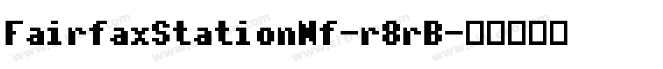 FairfaxStationNf-r8rB字体转换
