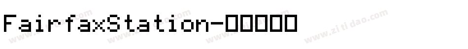 FairfaxStation字体转换