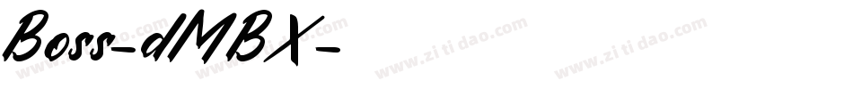 Boss-dMBX字体转换