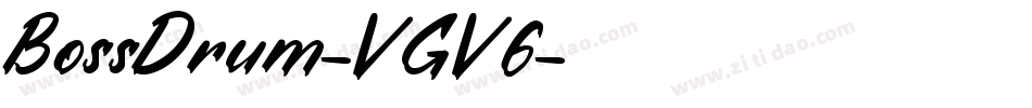 BossDrum-VGV6字体转换