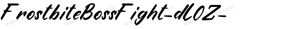 FrostbiteBossFight-dL0Z字体转换