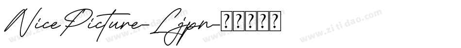 NicePicture-Ljpn字体转换
