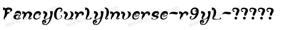 FancyCurlyInverse-r9yL字体转换