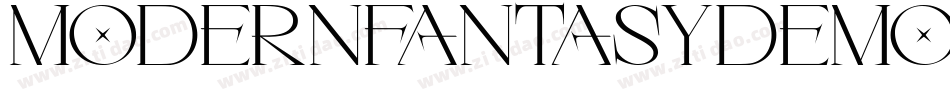 ModernFantasyDemoRegular-4B74W字体转换 ModernFantasyDemoRegular-4B74W字体转换