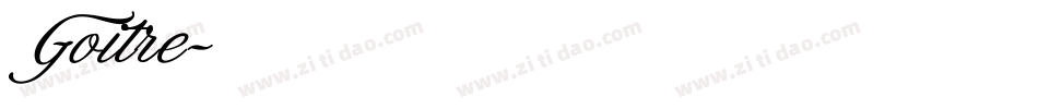 Goitre字体转换