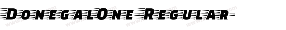 DonegalOne-Regular字体转换