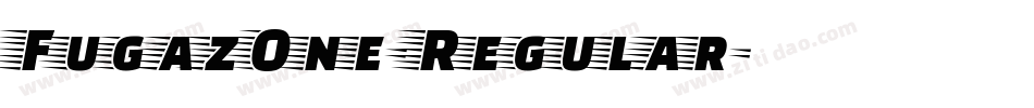 FugazOne-Regular字体转换