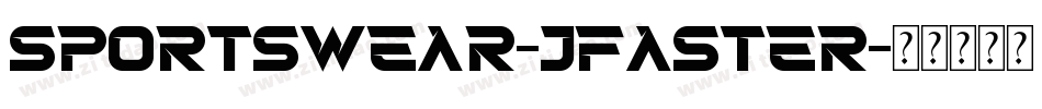 Sportswear-JFaster字体转换