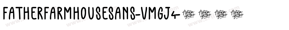 FatherFarmhouseSans-vmgJ4字体转换