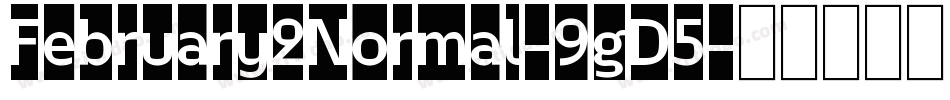 February2Normal-9gD5字体转换