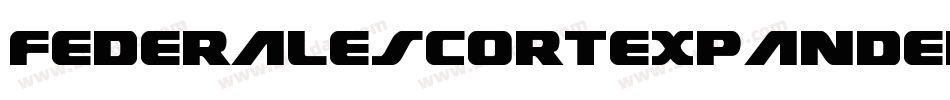 FederalEscortExpandedItalic-2prl字体转换