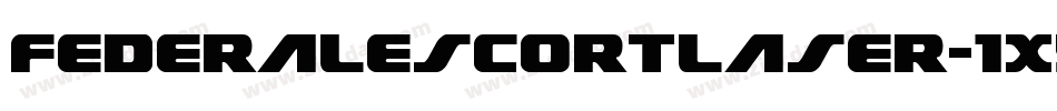 FederalEscortLaser-1xYL字体转换