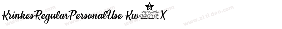 KrinkesRegularPersonalUse-Kw0X字体转换