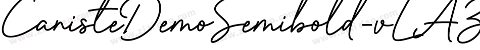 CanisteDemoSemibold-vLAZ字体转换