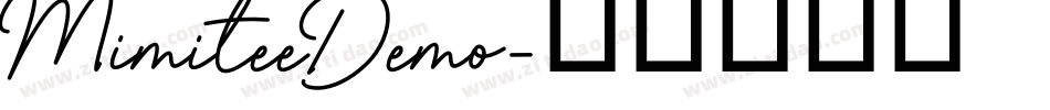 MimiteeDemo字体转换