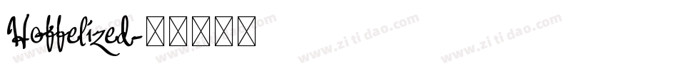 Hoffelized字体转换