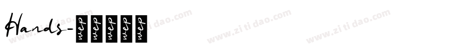 Hands字体转换