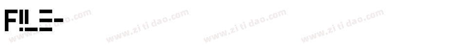 File字体转换