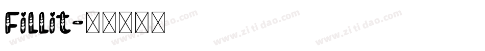 Fillit字体转换